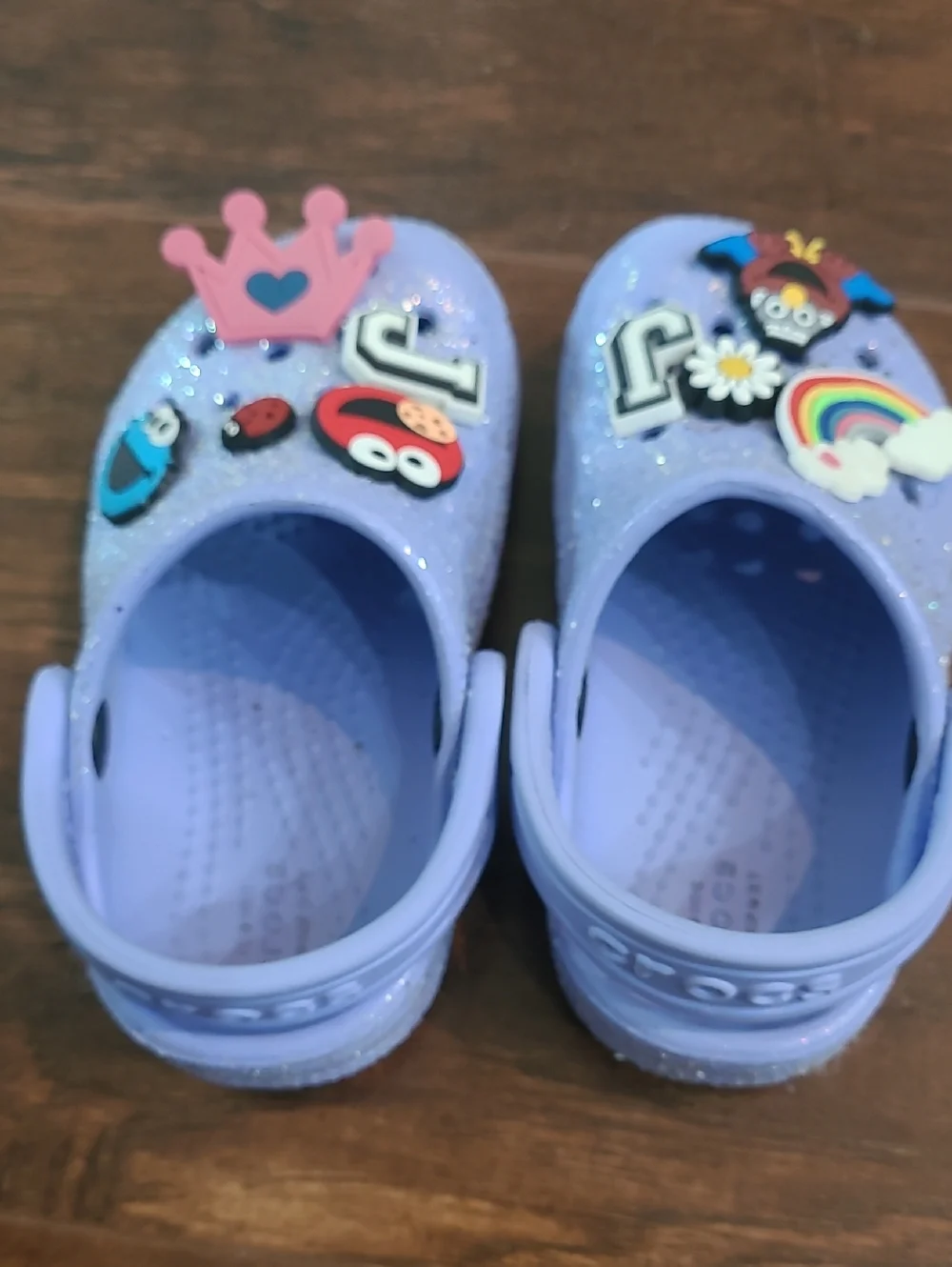 CROCS sparkling light